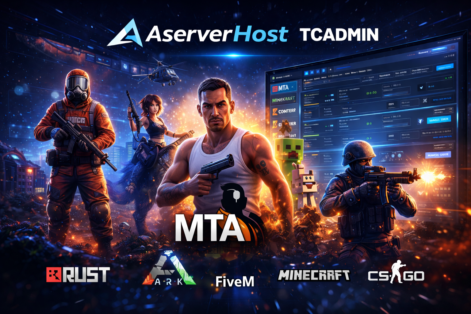 Hosting de Juegos con TCAdmin